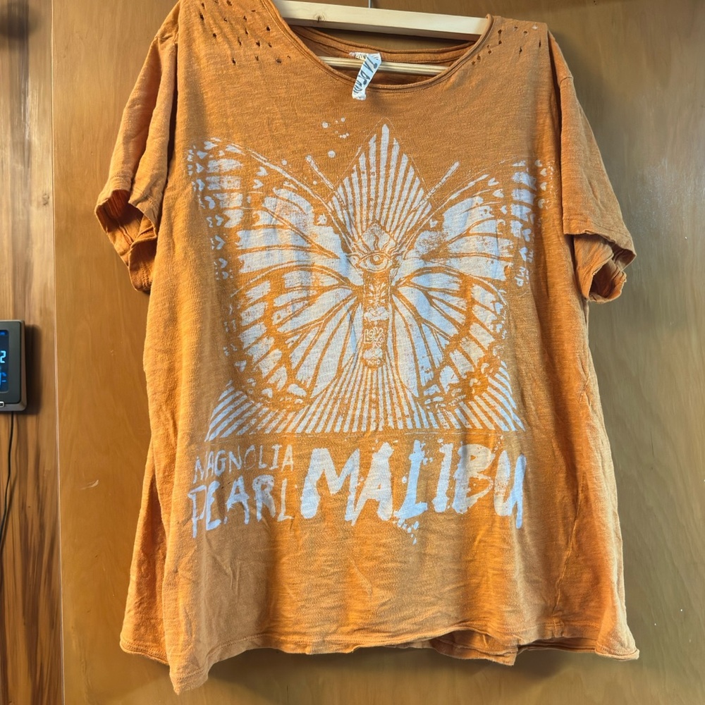 Magnolia Pearl Orange Butterfly Tee